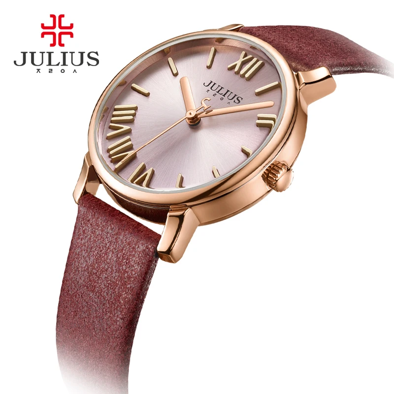 Julius Creative Markers design Ladies Dress Watch For Women 2017 New Wristwatch Girl Hour Female Clock Quartz Reloj Mujer JA-968