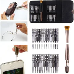 25 In 1 Sets DIY Repair Mobile Phone Tools Kit Trox Screwdriver For Iphone Cellphone Notebook Tablet PC Eyeglasses Repair Tool