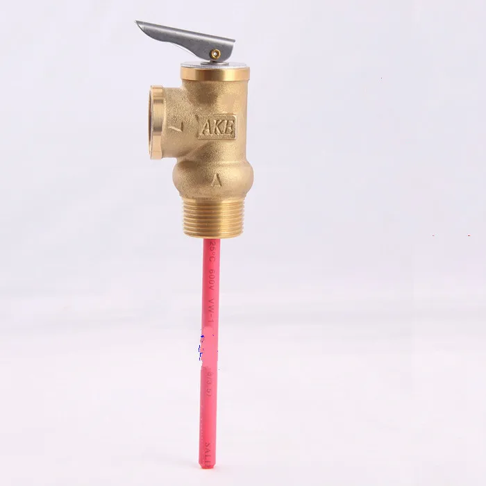 

Brass TP Valve, temperature pressure relief valve 0.6MPa 0.7Mpa 0.8Mpa DN15 DN20