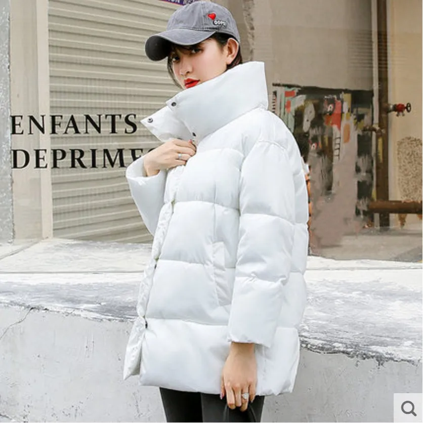 Veste matelassurera en coton ouaté pour femme, parkas à capuche monochromes, épaissie, mode hiver, dame de bureau, 2023