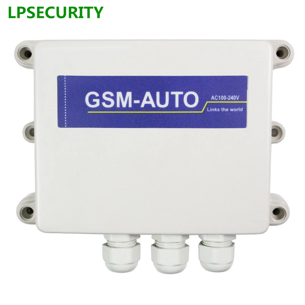 Waterproof IP65 4G GSM and SMS gate door opener GSM 4G Remote Control System module box ( Relay Control ) 100 users 2 relays