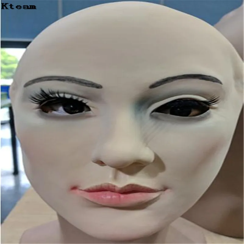 Realistic Human Skin Mask Disguise Self Masks Latex Skin Crossdress Mask halloween mascaras de realista maske silicone face COS