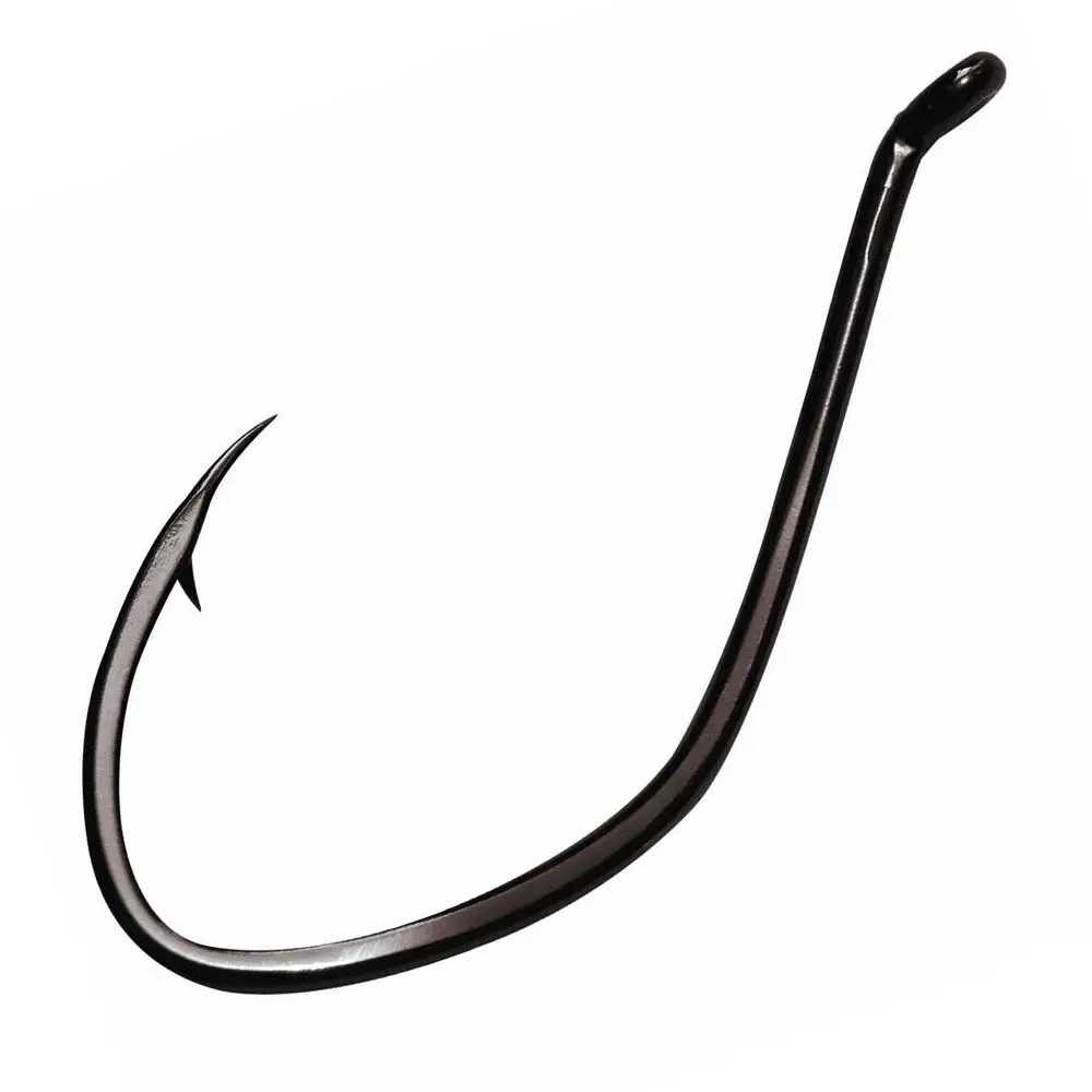 Hyaena 180pcs/Box  Sharpened Sport Circle Hook Cat Fish Catfish Fishing Hooks Black Fishhook High Carbon Steel