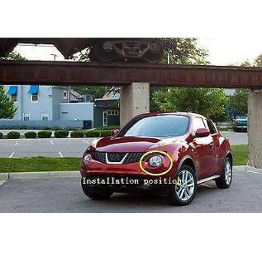 Chrome ABS Car Exterior Front Bumper Head Light Lamp Ring Cover Trim Bezel Styling For Nissan Juke 2010-2014 Accessory