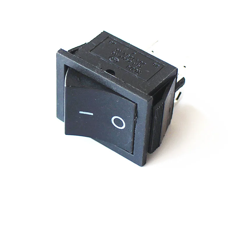 JOYING LIANG KCD4 4P Black Rocker Switch 30*25mm 16A 250V Electric Power Small Switch