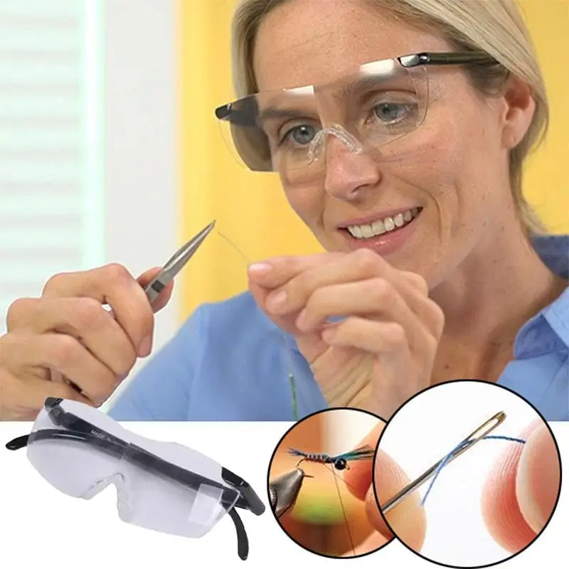 250 degrees Pro Magnifying Presbyopic Glasses Eyewear 160% Magnification Portable Gift Magnifying glasses