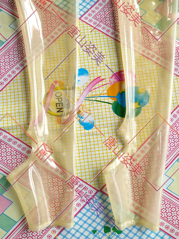 جوارب نسائية مثيرة جوارب شفافة عالية الفخذ مع حواف حمراء مخصصة