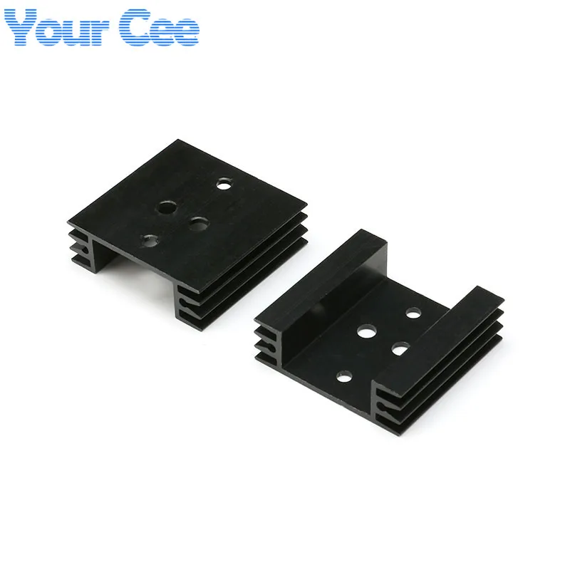 45*45*14mm Heatsink Cooling FinRadiator Cooler Aluminum Heat Sink for TO3 TO-3 Transistor 45X45X14mm