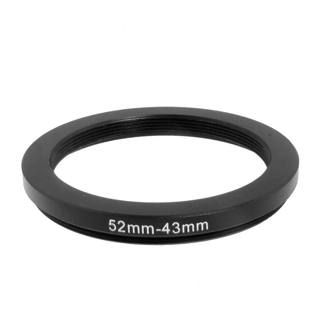52Mm-43Mm 52-43 Mm 52 Om 43 Step Down Filter Adapter Ring