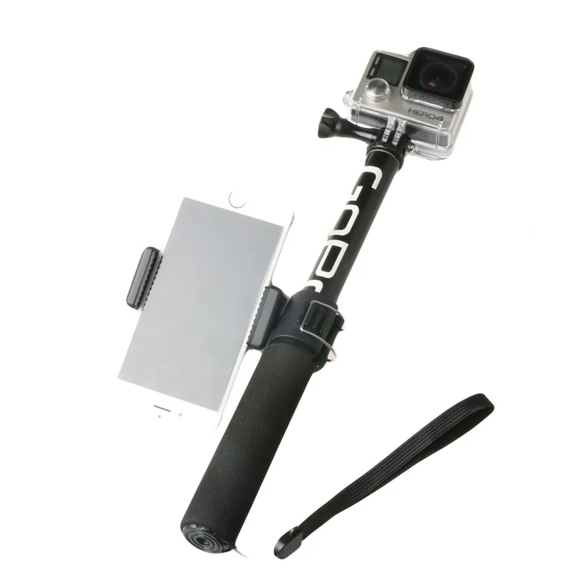 Self Selfie Stick Handheld Extendable Pole Monopod Phone Holder Adapter for Gopro 13 12 Accessories DJI OSMO Pocket Action 4 3