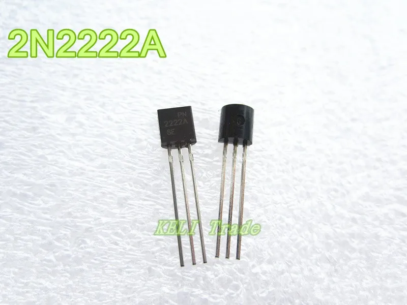 

100PCS NPN Transistor TO-92 2N2222A 2N2222 New