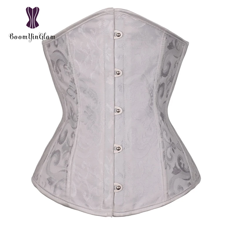 Free Shipping Wholesale Price Jacquard Intimated Clothes Floral Embroidery Underbust Corset Slimming Waist Cinchers 2833#