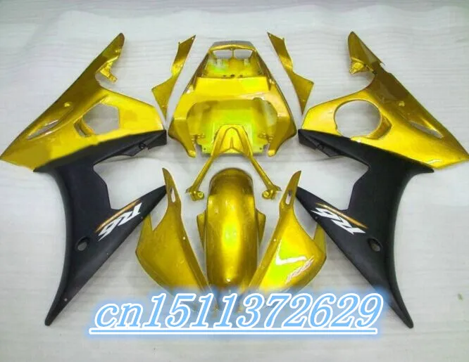 Bo gold black  Fairing kit fit for YZF 2003-2005 R6 body kits YZF R6 03 04 05 high grade fairings