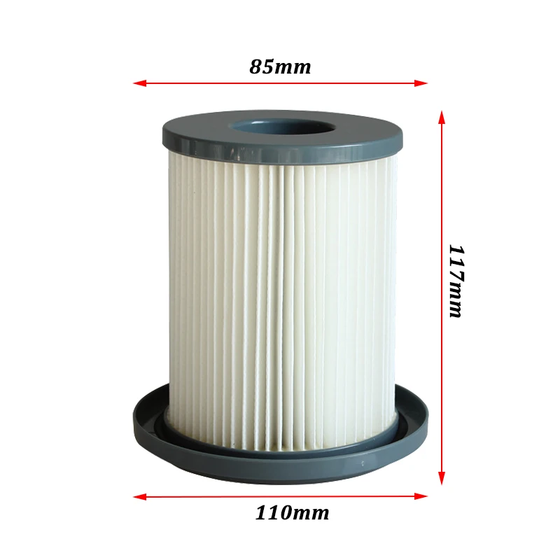 2PCS Hepa Filter For Philips FC8732 FC8734 FC8736 FC8738 FC8740 FC8748 Robot Vacuum Cleaner Parts Replacement Exhaust Filters