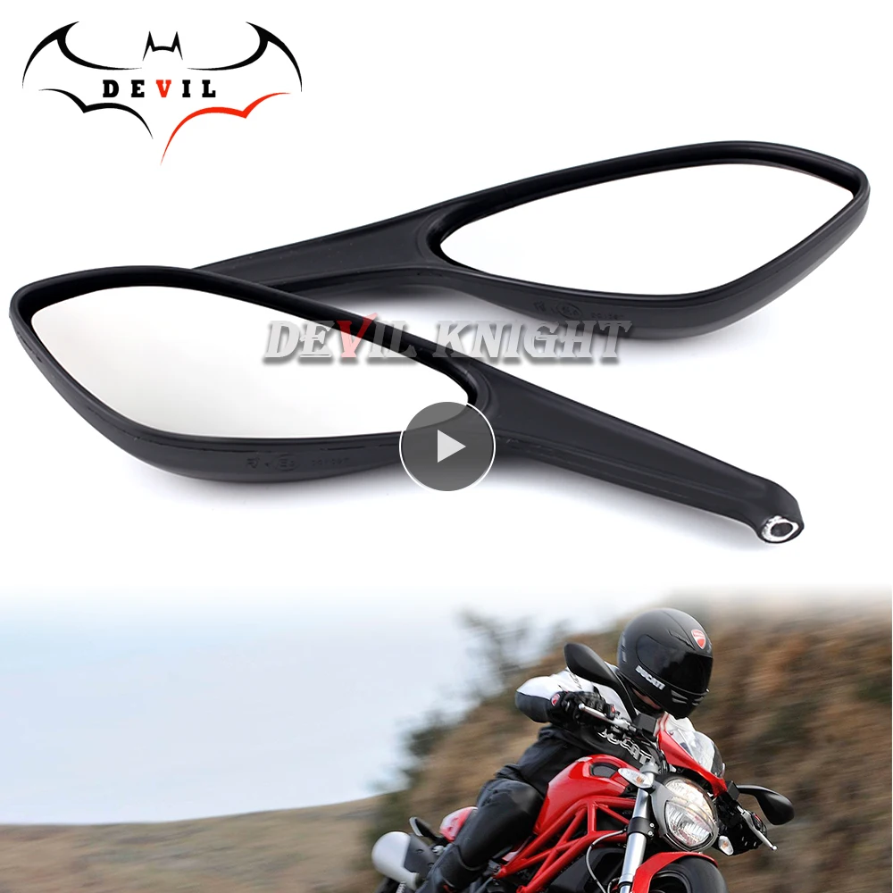 

Rear Side Rearview Mirrors For DUCATI MONSTER 696 795 796 1100/S/EVO Motorcycle Accessories Brand New mirror Side Mirrors