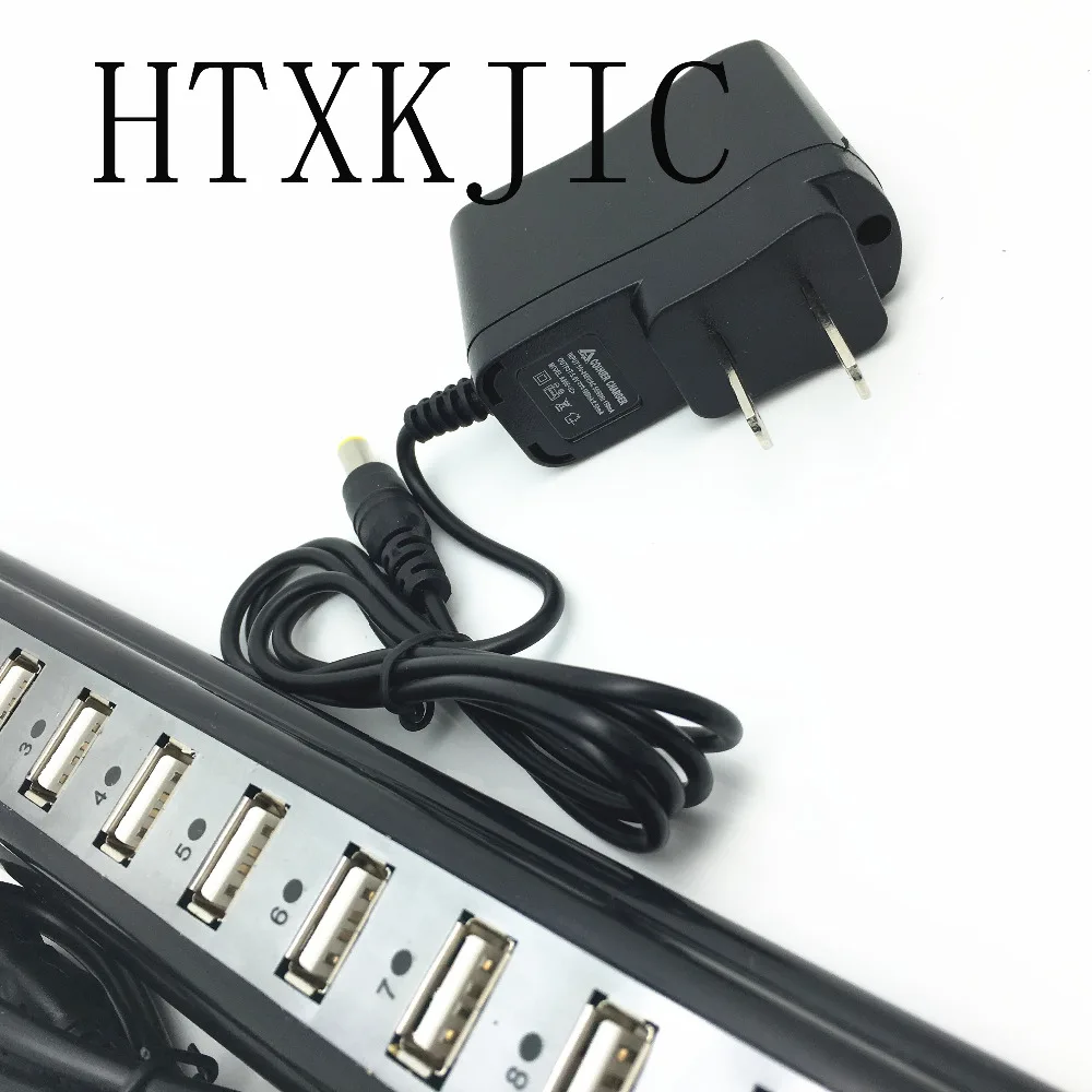 10 Cổng USB 2.0 HUB Với Nguồn Điện Thiết Bị Ngoại Vi Máy Tính Bộ Chuyển Đổi Nguồn Cho Portablefor Máy Tính Laptop Notebook