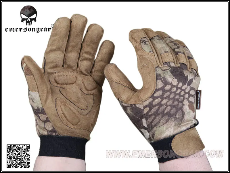 

Tactical Full Finger Camouflage Glove, Lightweight, EM8722 Highlander, Tactical