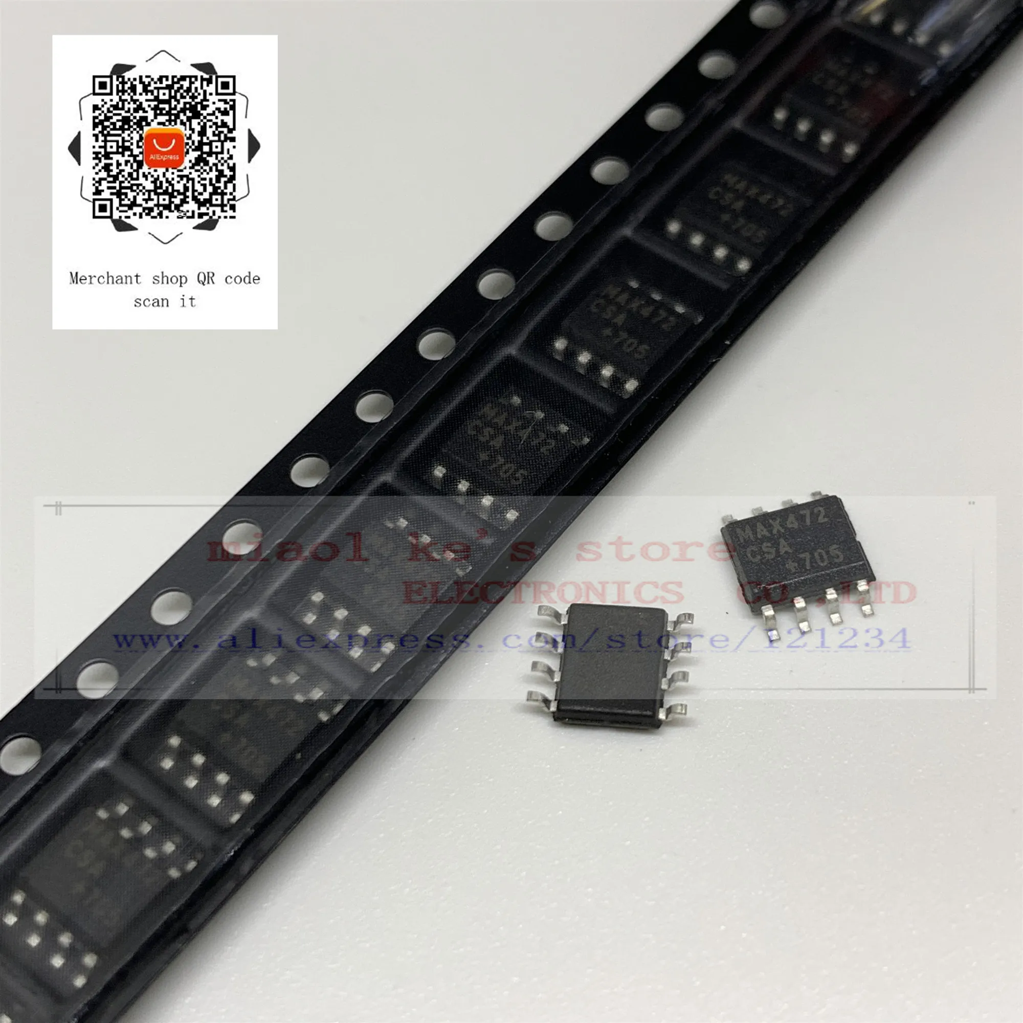 [10pcs]100%New original: MAX472 MAX472CSA MAX472CSA+ MAX472ESA - IC CURR SENSE 1 CIRCUIT 8SOIC