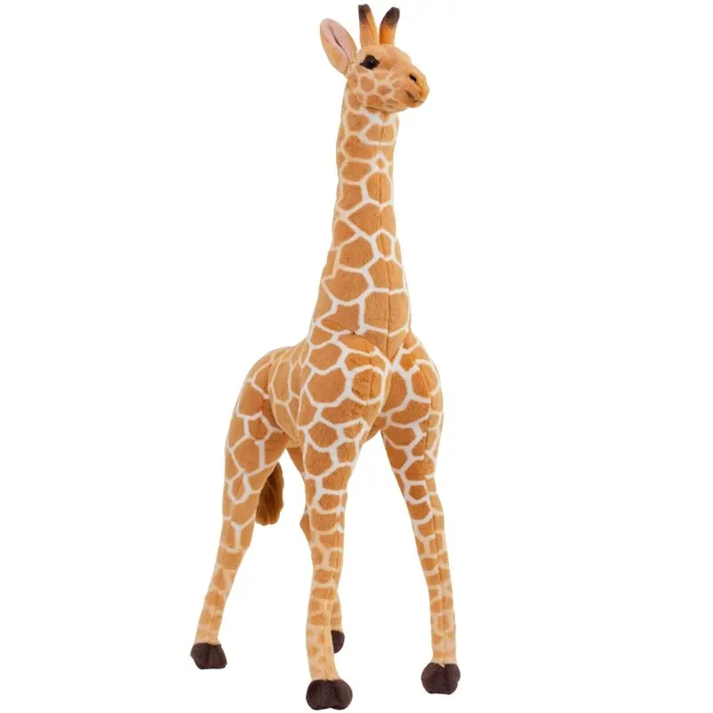 Artificial animal giraffe plush toy doll supplies home accessories Large about 95cm Christmas gift t0833