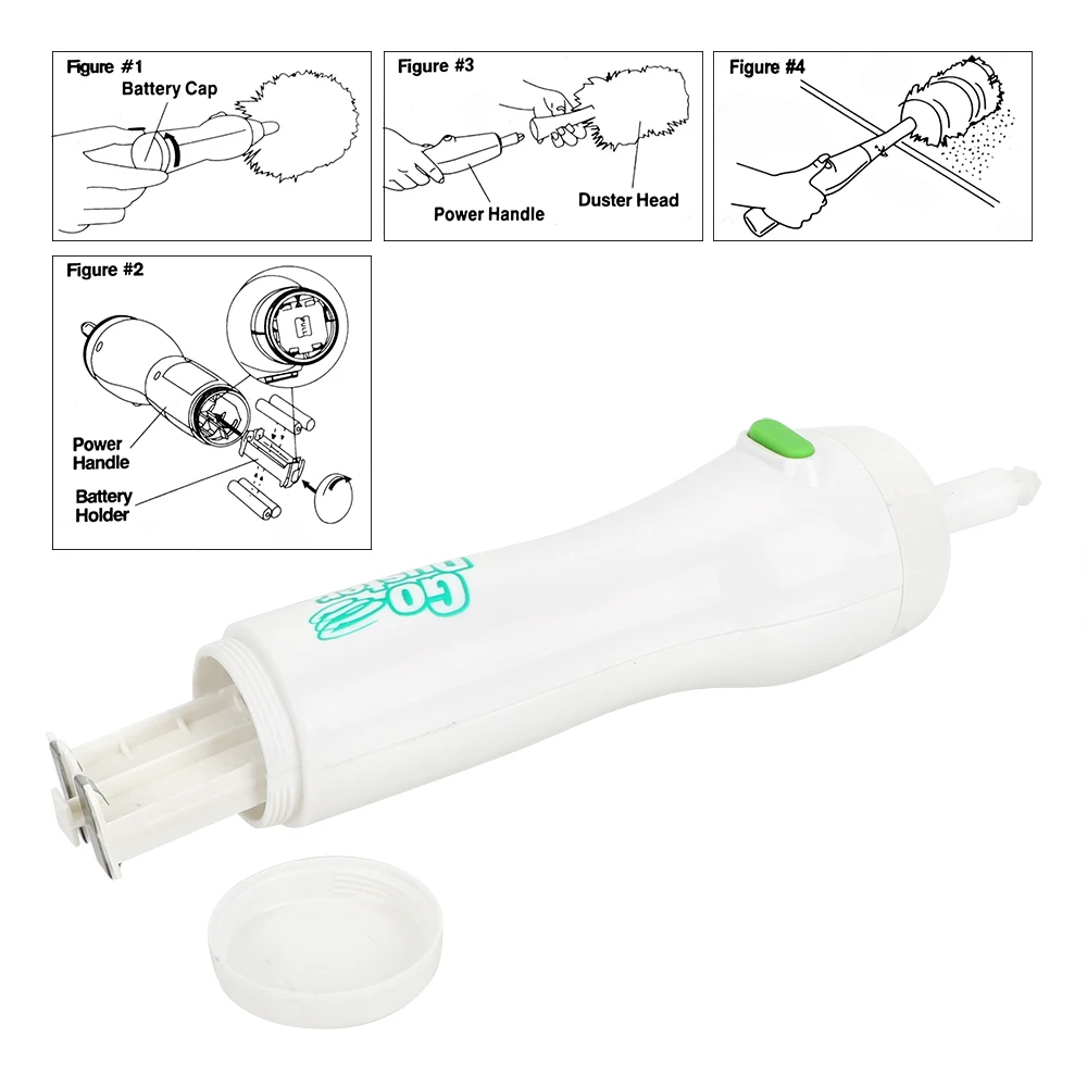 NICEYARD-Espanador de penas elétrico multifuncional, limpador de pó de microfibra macio, escova para móveis domésticos, carro, janela, estante