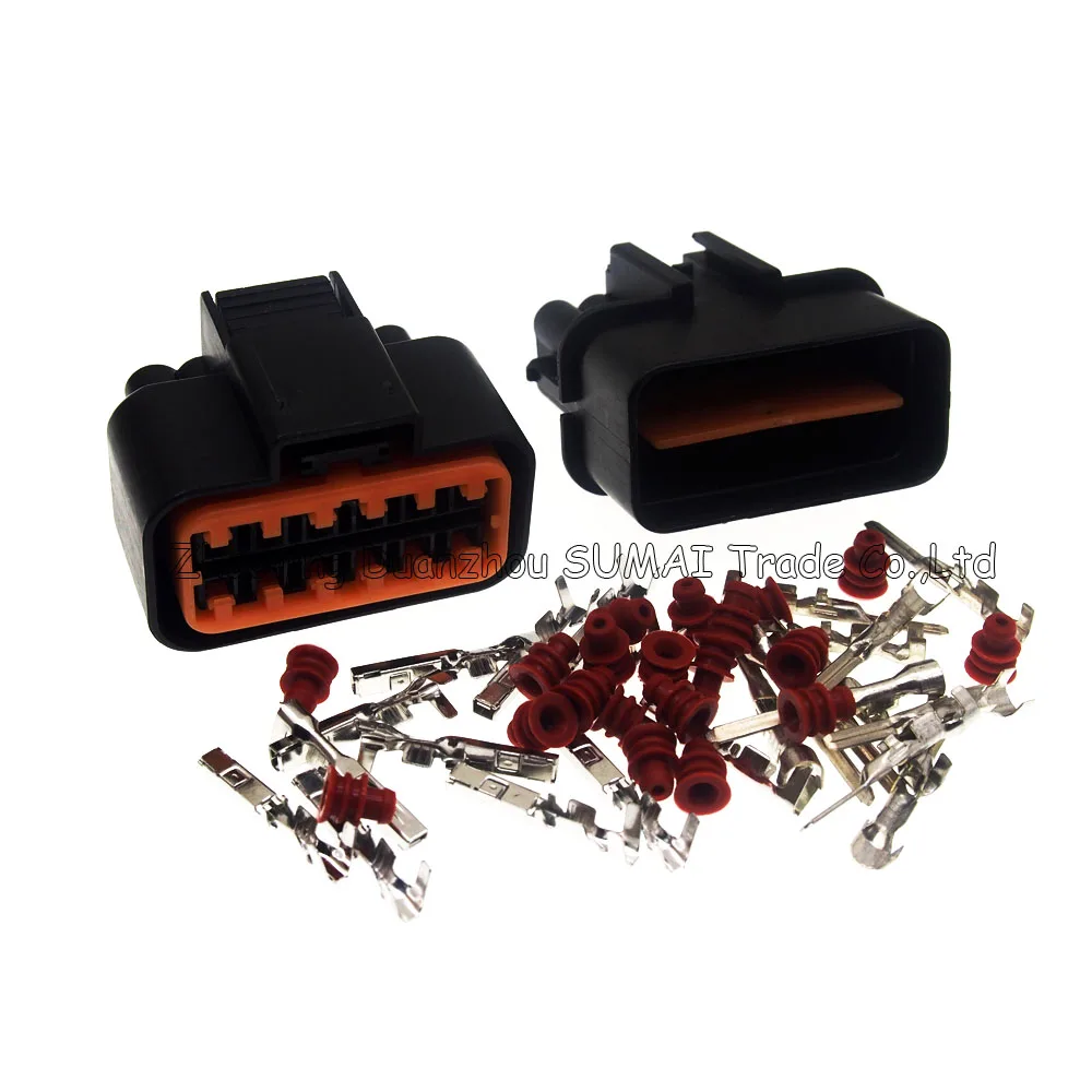 12 Pin male&female PB625-12027/PK501-12020 Auto Head lamp/headlights connector,KUM car waterproof plug for HYUNDAI,KIA etc.