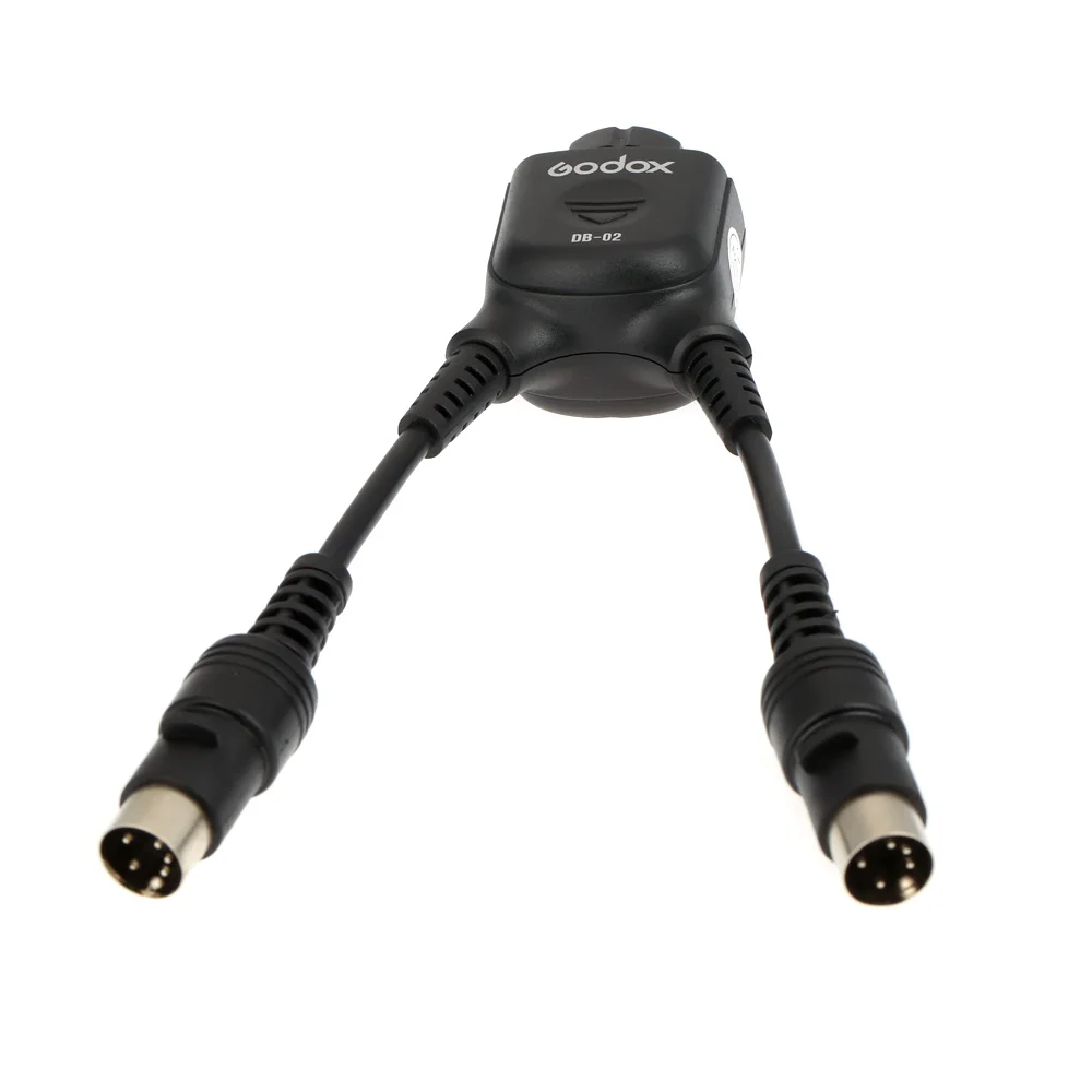 Godox DB-02 2 to 1 Cable Y Type adapter for Propac Power Pack PB960 AD360 AD180 Improving Recycle time