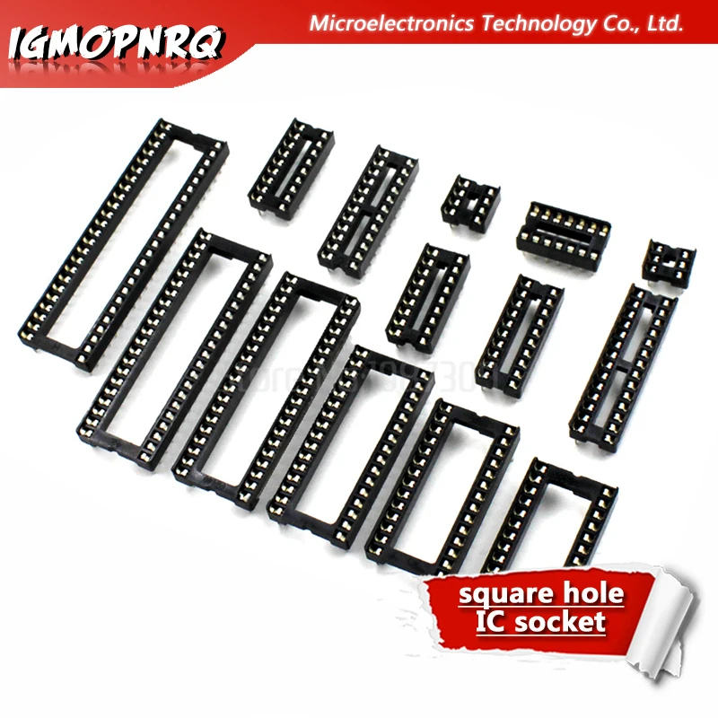 10PCS IC foro quadrato IC presa di corrente presa DIP6 DIP8 DIP14 DIP16 DIP18 DIP20 DIP24 DIP28 6PIN 8PIN 14PIN 16PIN 18PIN 20PIN 24PIN