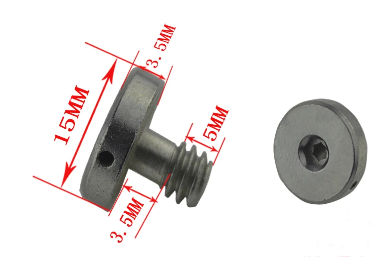 LL1481 Solid Silver Captive 1/4 "สกรูสำหรับกล้องขาตั้งกล้อง Monopod