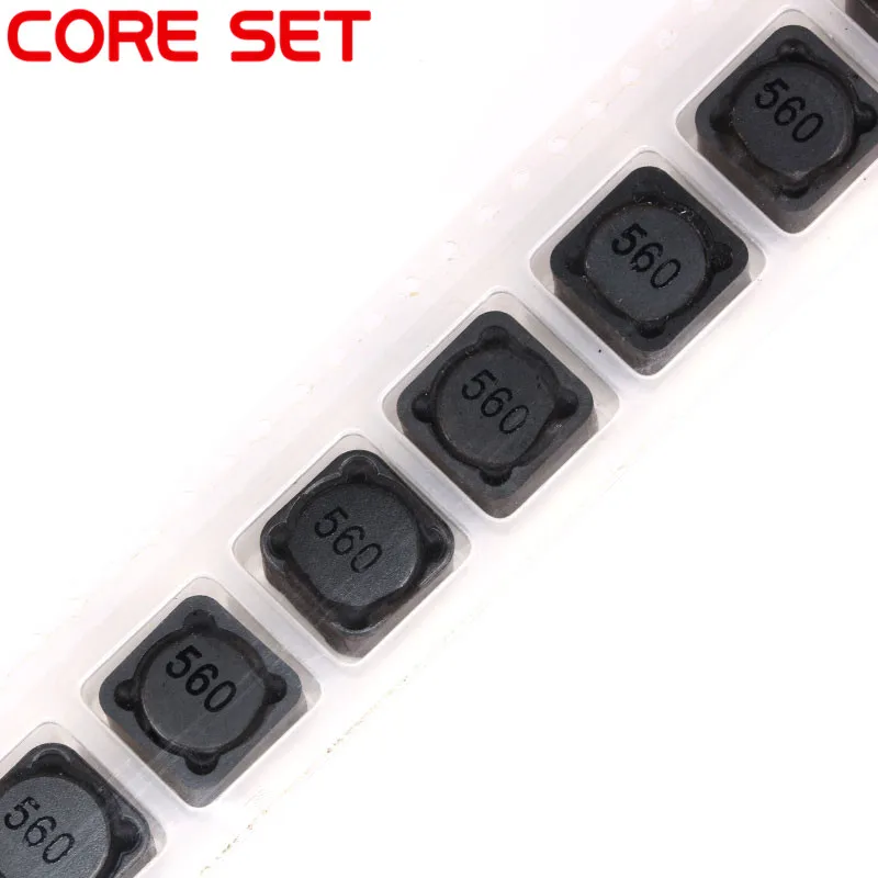 60pcs 12Values Shielded Inductor SMD Power Inductors Assortment Kit 4.7UH-470UH 12*12*7MM CDRH127R