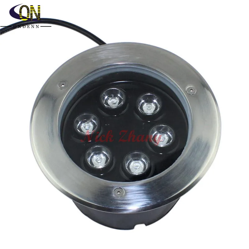 8PCS 6W Outdoor LED Underground Lamp Waterproof IP67 LED Spot Floor Garden Yard LED underground light AC85-265V DC12V