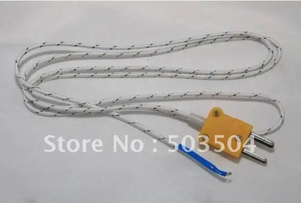 K Type Fiberglass thermocouple for digital thermometer,