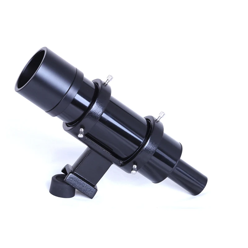 1pc 7X50 Finder Scope Astronomical Telescope Finderscope Adapter Professional 7X Guide Scope with Visual Cross Hair Reticle