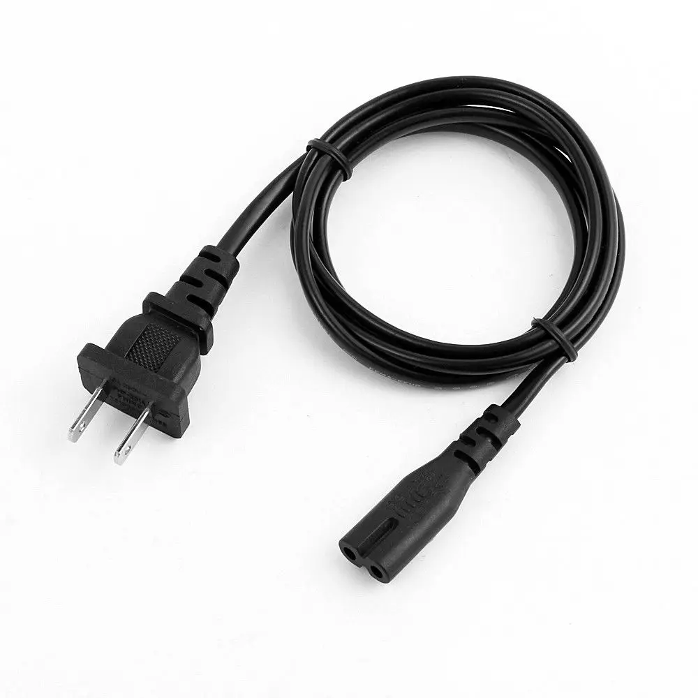 2-Prong AC Power Cord Cable Lead For HP Deskjet Printer Scanjet Scanner Adapter