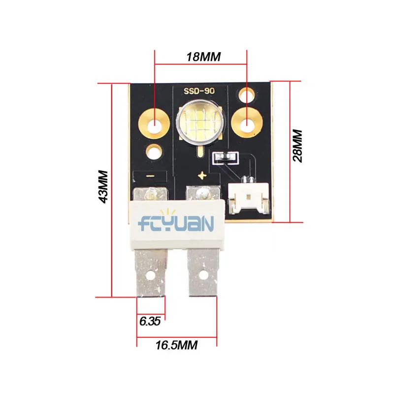 Imagem -02 - Led Moving Head Light Faça Você Mesmo Dlp Projetor Led Módulos Fonte Driver Ssd 90 Cst-90 30w 60 75 90 100 120 Lâmpada