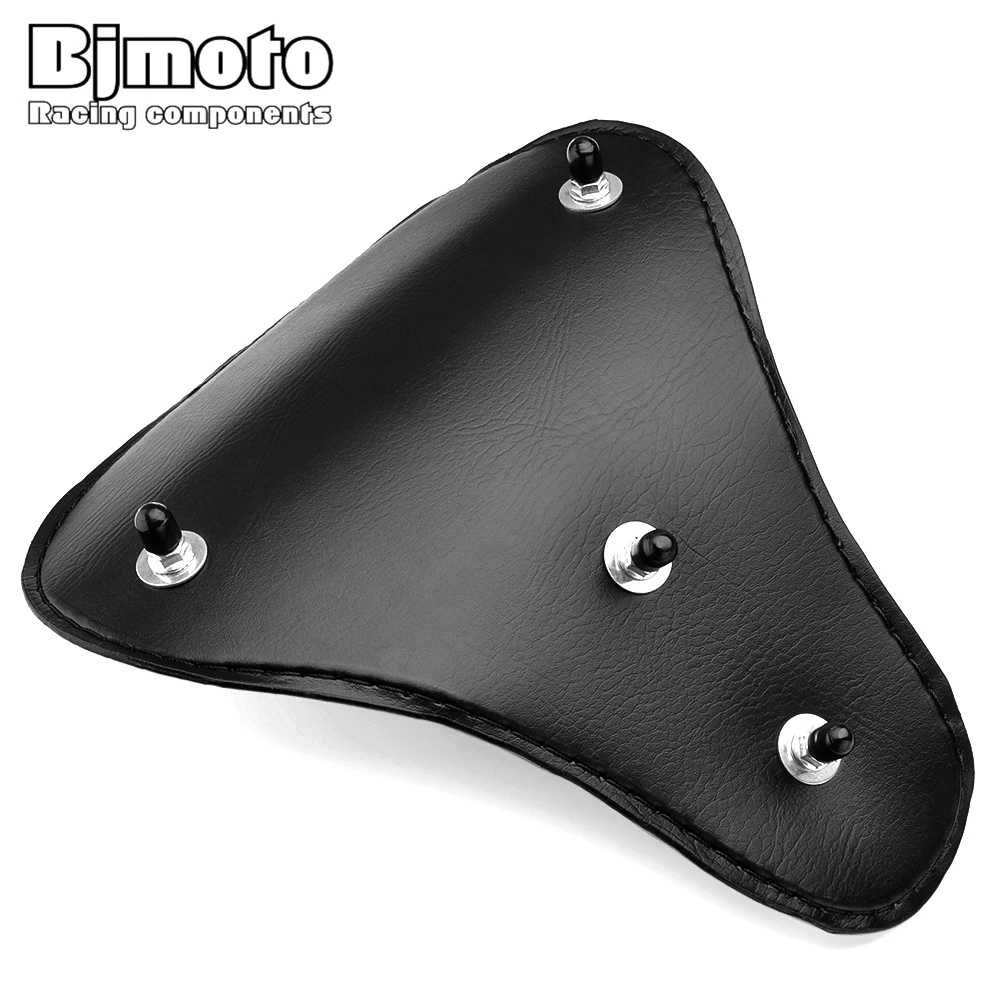 Moto Bobber Motorcycle Solo Seat Chopper Saddle Vintage Cushion Parts For Harley Davidson Iron 883 Sportster Custom Seat Mount