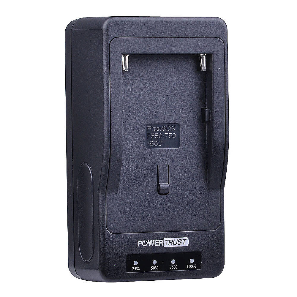 PowerTrust Ultra Quick Battery Charger for Sony NP-F970 NP-F960 NP-F770 NP-F750 NP F970 F770 F960 F980 F990 FM90 FM70 Camcorder