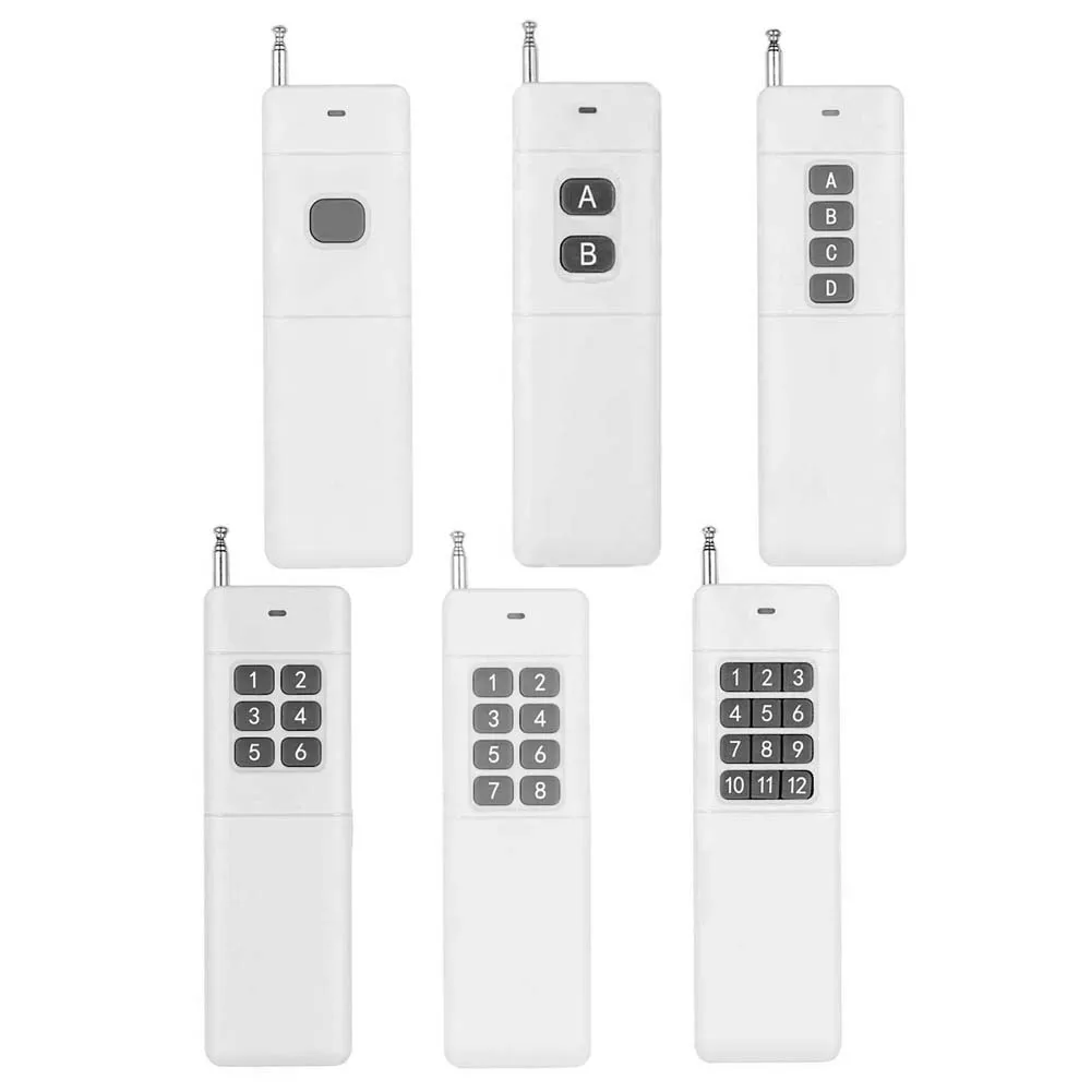 3000m Long Range Distance High Power 1CH 2CH 4CH 6CH 8CH 12CH 1 2 4 6 8 12 CH RF Remote Control Transmitter 315/433 MHz