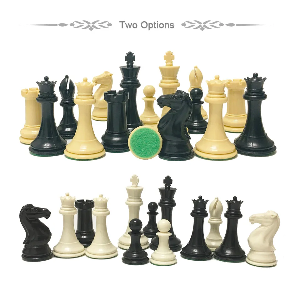 New 4 Queens Chess Set King Height 108mm Staunton Standard Chess Pieces Weighted International Chess Game for Match Club IA12