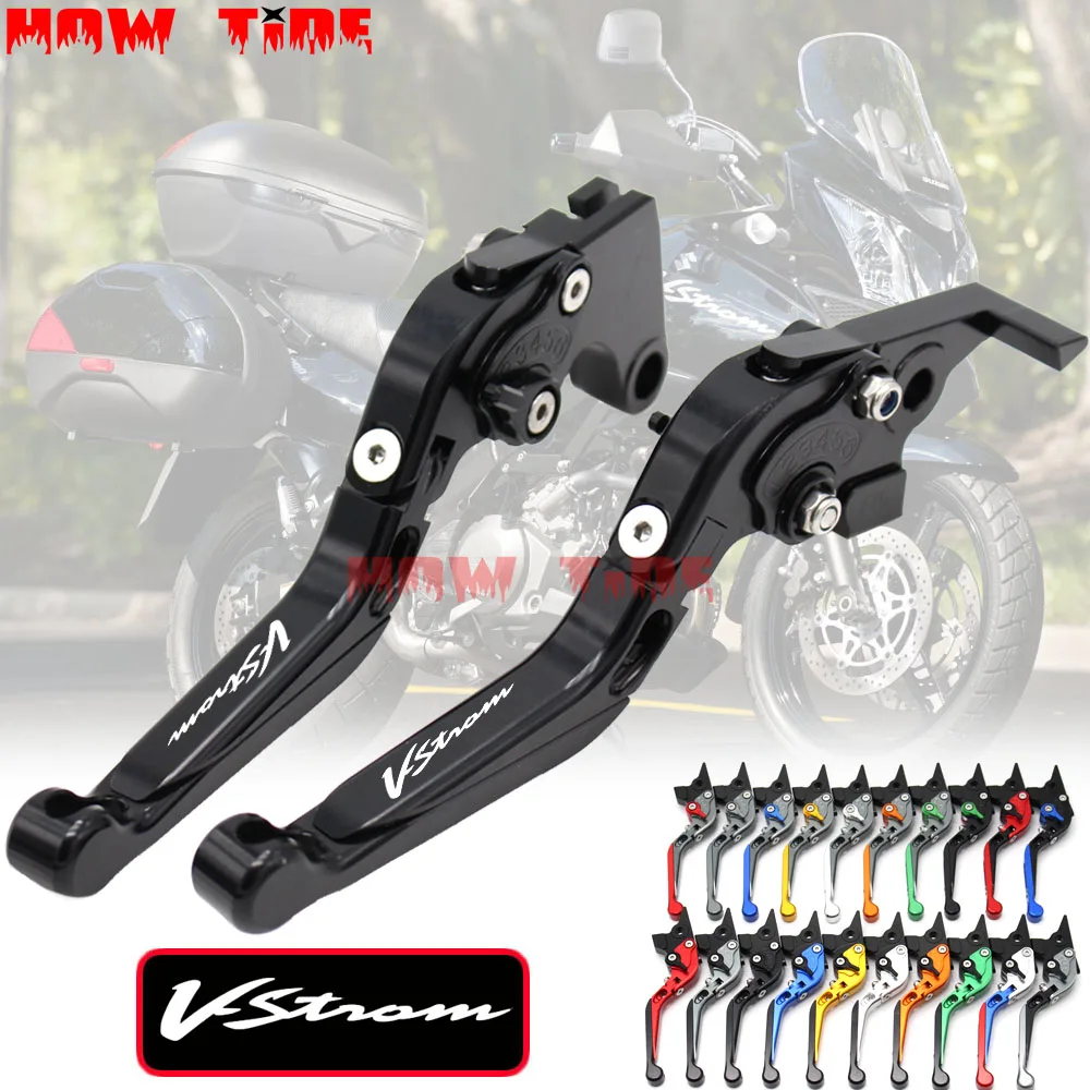 

For SUZUKI DL 1000 DL1000 2002-2018 2003 2004 2005 2006 V-Strom Motorcycle Accessories Folding Extendable Brake Clutch Levers