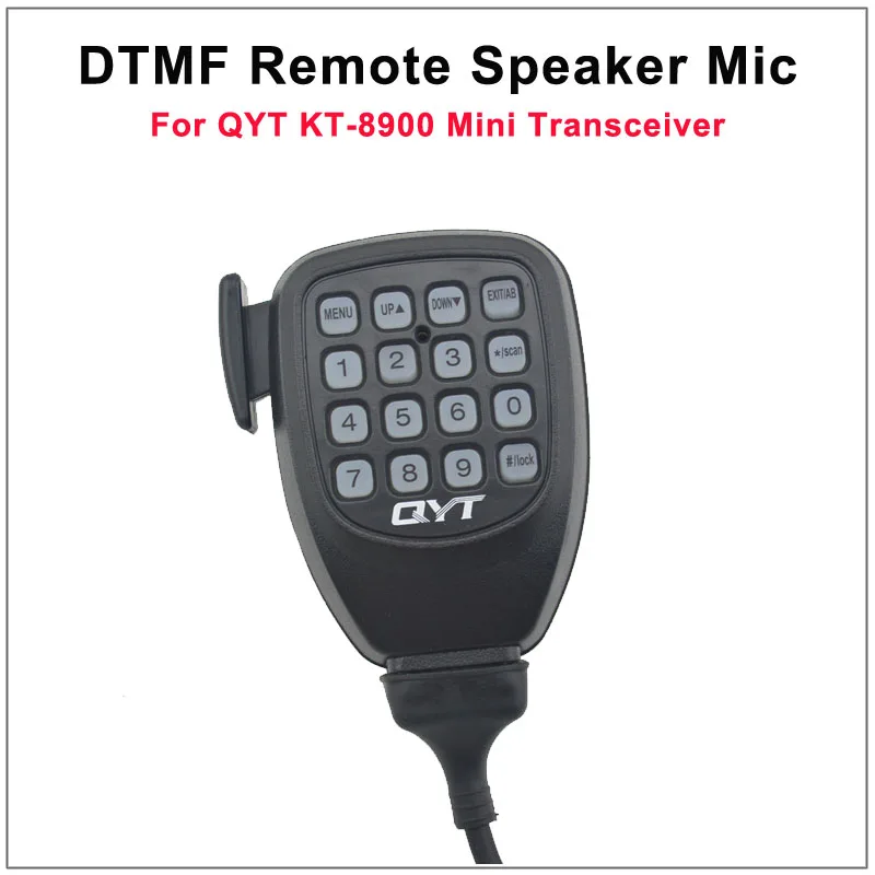 QYT KT8900 Accessory kt-8900 speaker microphone 8 Pin DTMF Remote Speaker Microphone for QYT KT-8900 Mini Mobile Radio