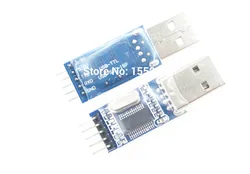 1pcs USB to TTL / USB-TTL / STC microcontroller programmer / PL2303 in nine upgrades plate with a transparent cover PL2303HX