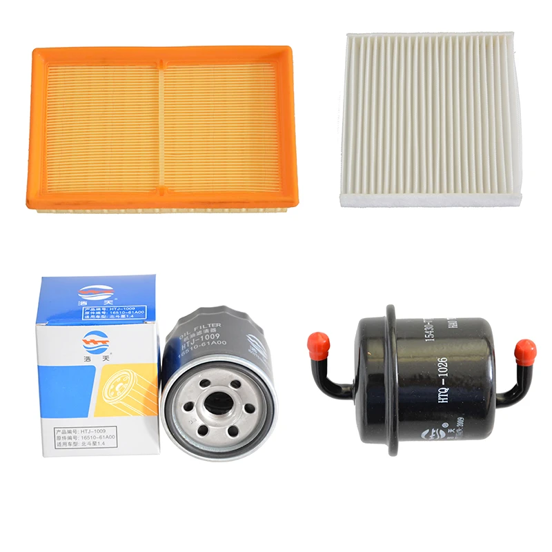 Car Air Filter Cabin Filter Oil Filter Fuel Filter For Suzuki Swift 1.5L 2007- 1378062J00000 9586063J00 1651061A00 1543077J00000