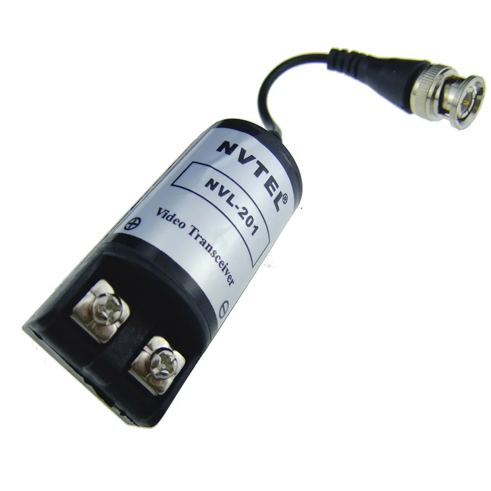 1Pair Passive UTP Video Balun Transceiver BNC Cat5 NVL-201 for CCTV Camera s723