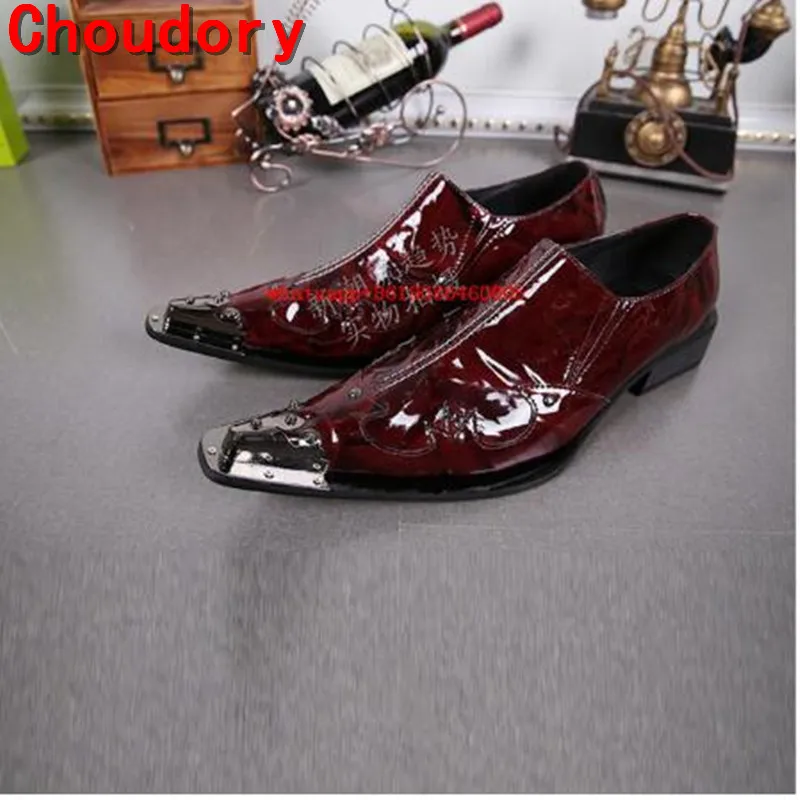 British Style Patent Genuine Leather Crocodile Skin Shoes Dress Wedding Formal Shoes classic Italian Mens Shoes Brands Size47