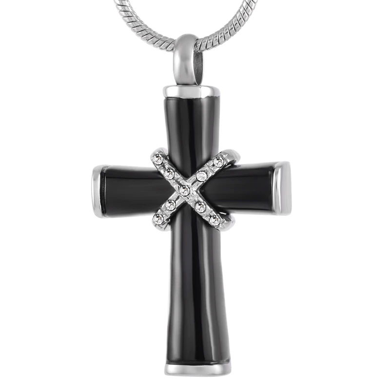 

Memorial Jewelry Cross Cremation Keepsake Urn Pendant Necklace for Ash-Funeral Ash Urn Jewelry