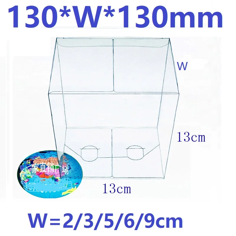 13*W*13cm Transparent PVC Plastic Packing Box Gift Craft Birthday Party Favor Clear Boxes for  Flower /Food/Toys Event Supplies