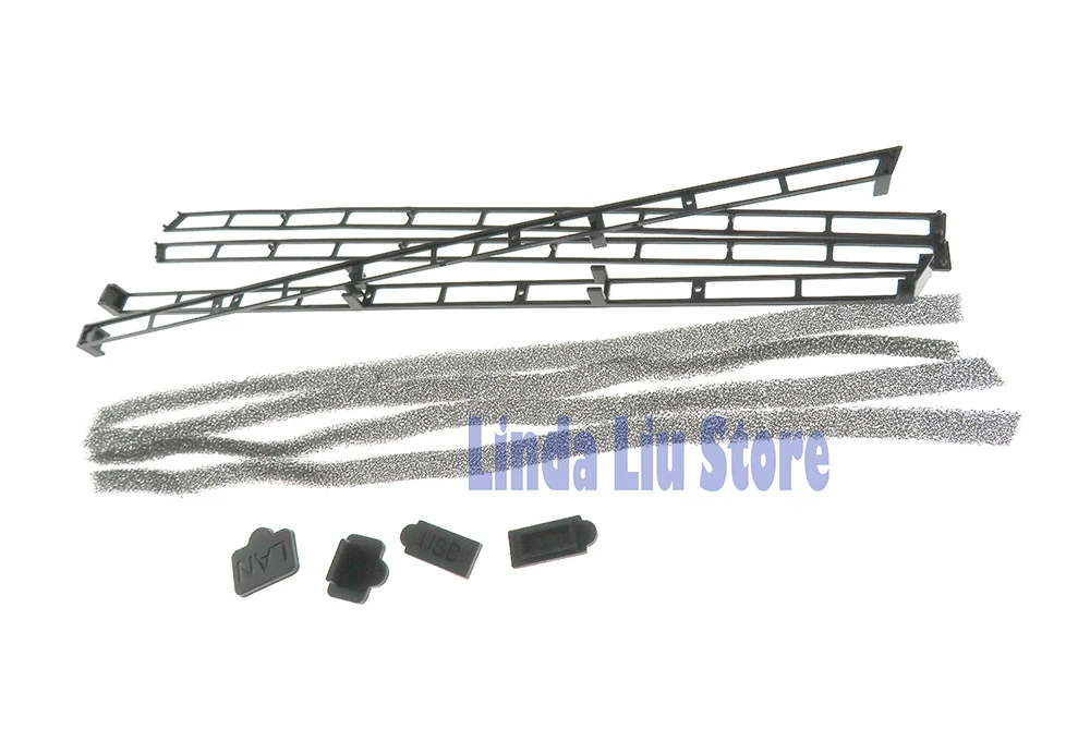 保護スクリーンプラグ,5個,ps4用の通気孔付きダストカバー