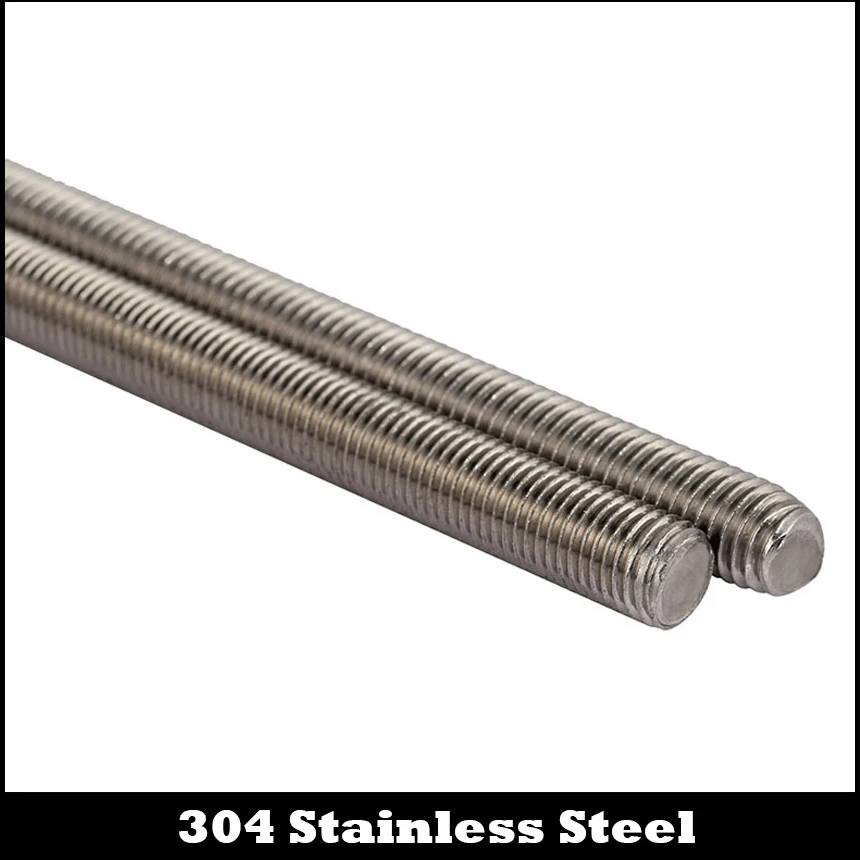 M12 M12 * 1*250 M12x1x250 M12 * 1.25*250 M12x1.25x250 304 In Acciaio Inox Bullone 304ss Pieno Sottile filo sottile Bar Coltellaccio Asta