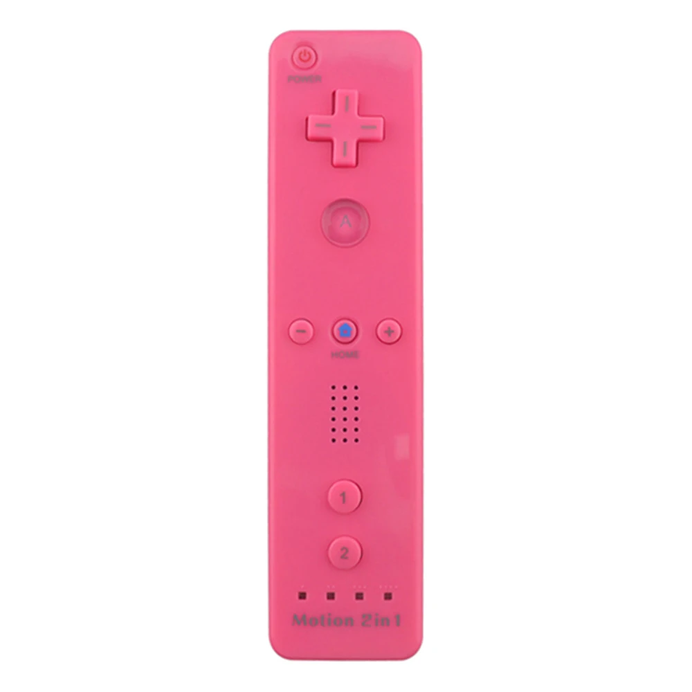 2 in 1 Built in Motion Plus Remote Controller Gamepad for W-i-i Console Game
