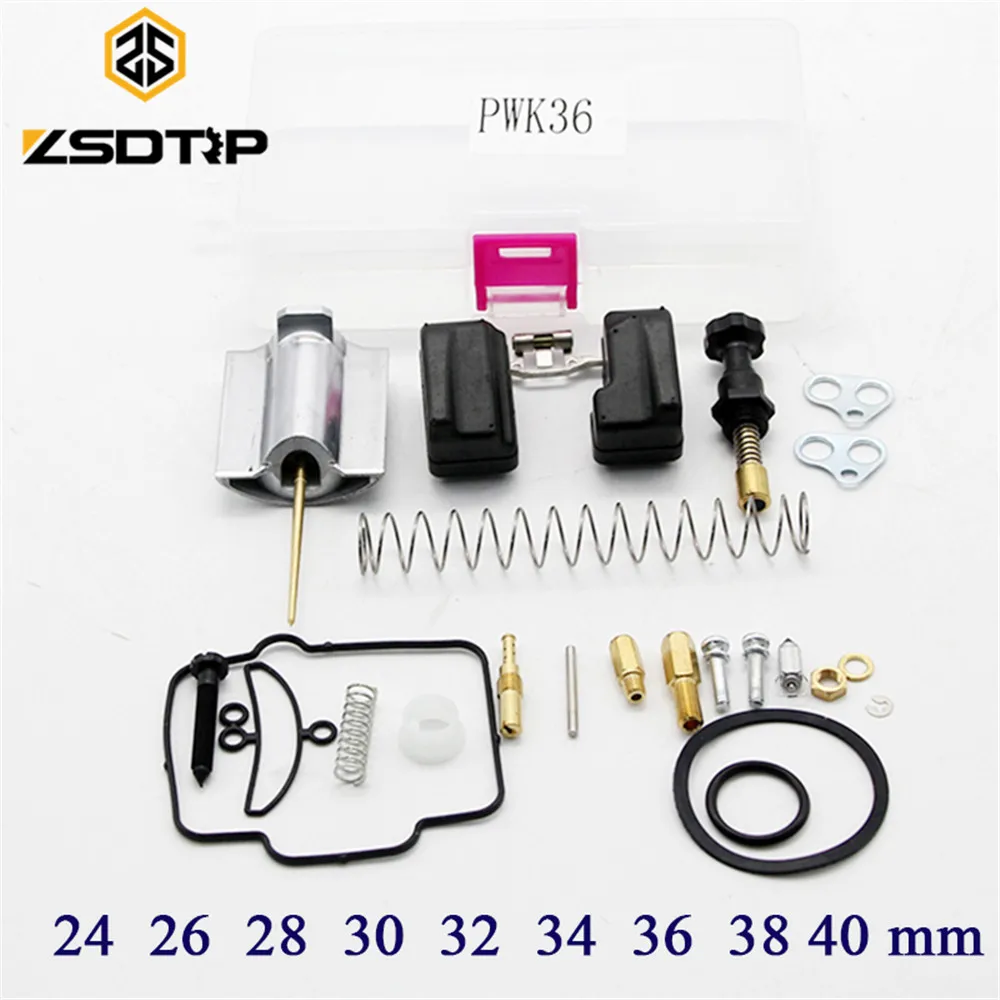 ZSDTRP PWK 21 24 26 28 30 32 33 34 35 36 38 40 42mm motorcycle Carburetor repair kit with spare jets sets